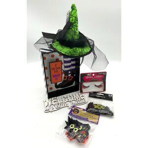 Halloween Junk Drawer Lot of Six Witch Themed Costume Decor Items
